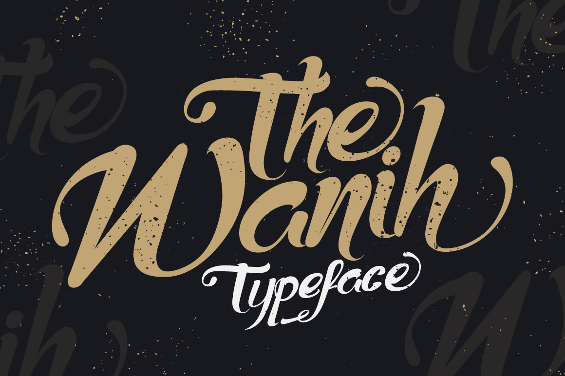 Free Wanih Typeface Script Fonts