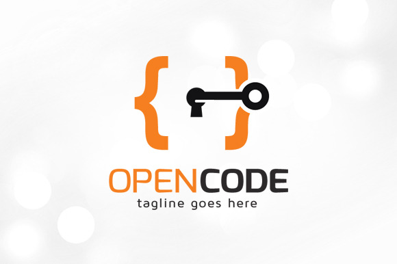 Open Code Logo Template Open Code Logo Template