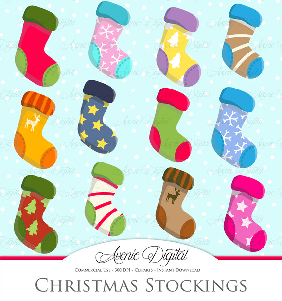 free clipart christmas socks - photo #24