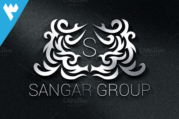 - mockup punedesign logo by 01 S Templates Letter Group Logo Sangar Logo  on Creative ~