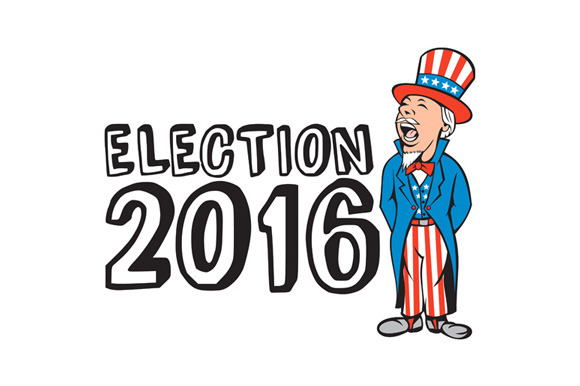 Election 2016 Uncle Sam Shouting Ret Election 2016 Uncle Sam Shouting Ret