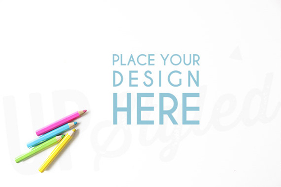 A145 Colored Pencils Mock Up ~ Product Mockups on Creative Market