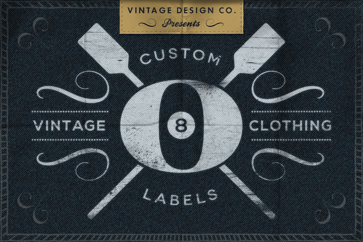 Custom Vintage Clothing Labels Objects on Creative Market