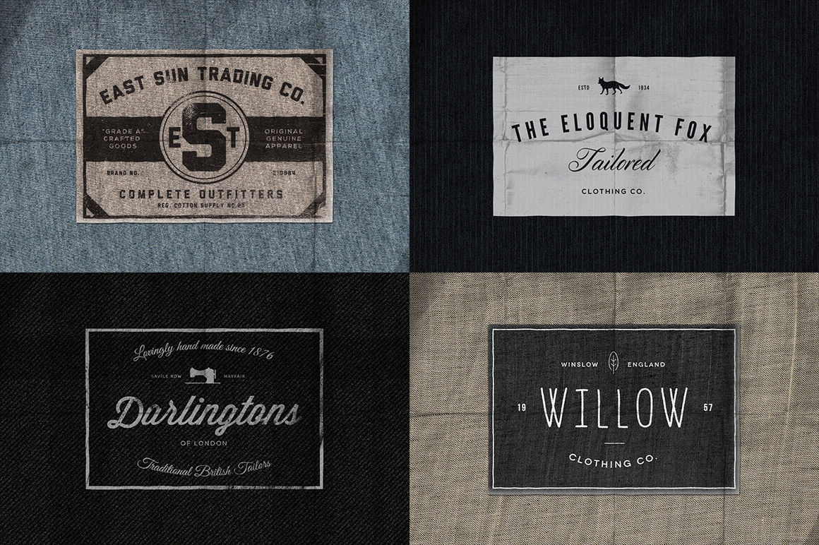 Custom Vintage Clothing Labels ~ Objects on Creative Market