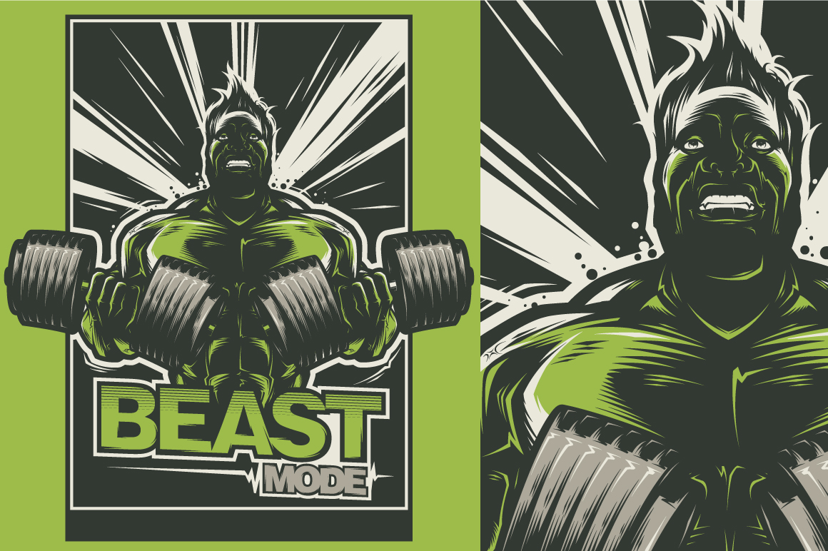 Beast Mode ~ Illustrations on Creative Market