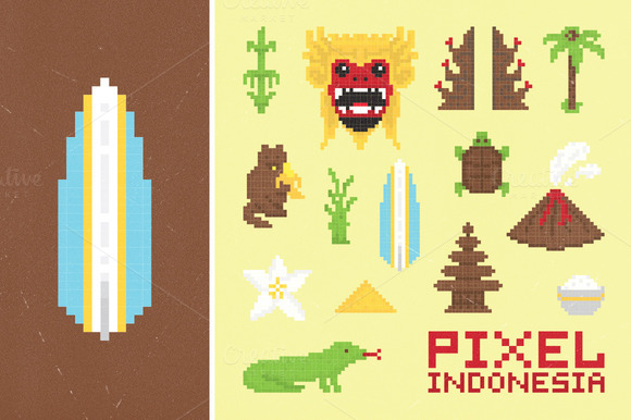 Pixel Indonesia Set Pixel Indonesia Set