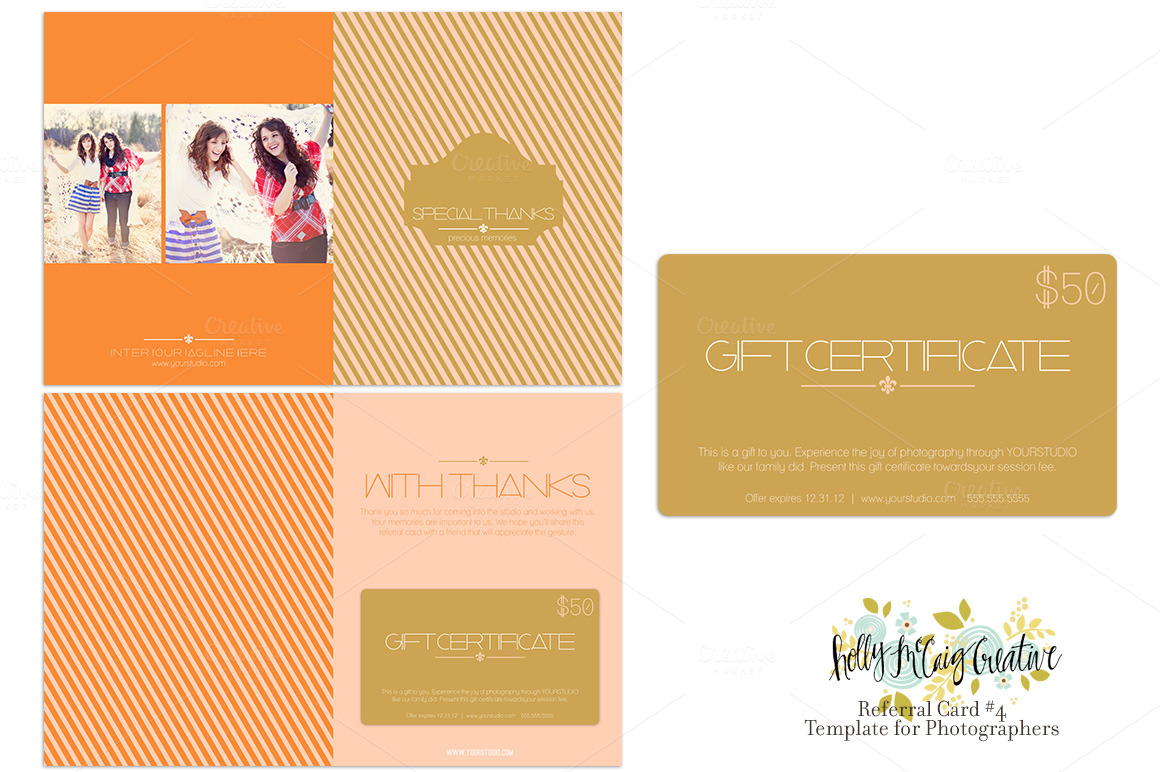 Free Photography Referral Card Templates