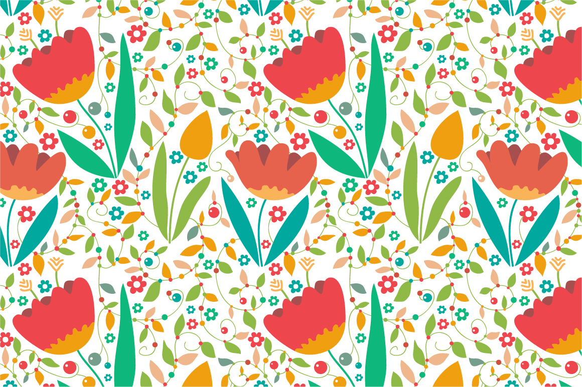 Seamless pattern "Spring" ~ Patterns on Creative Market