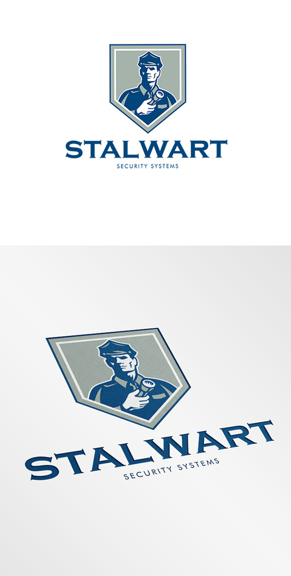 Stalwart Security Systems Logo Logo Templates on Creative Market