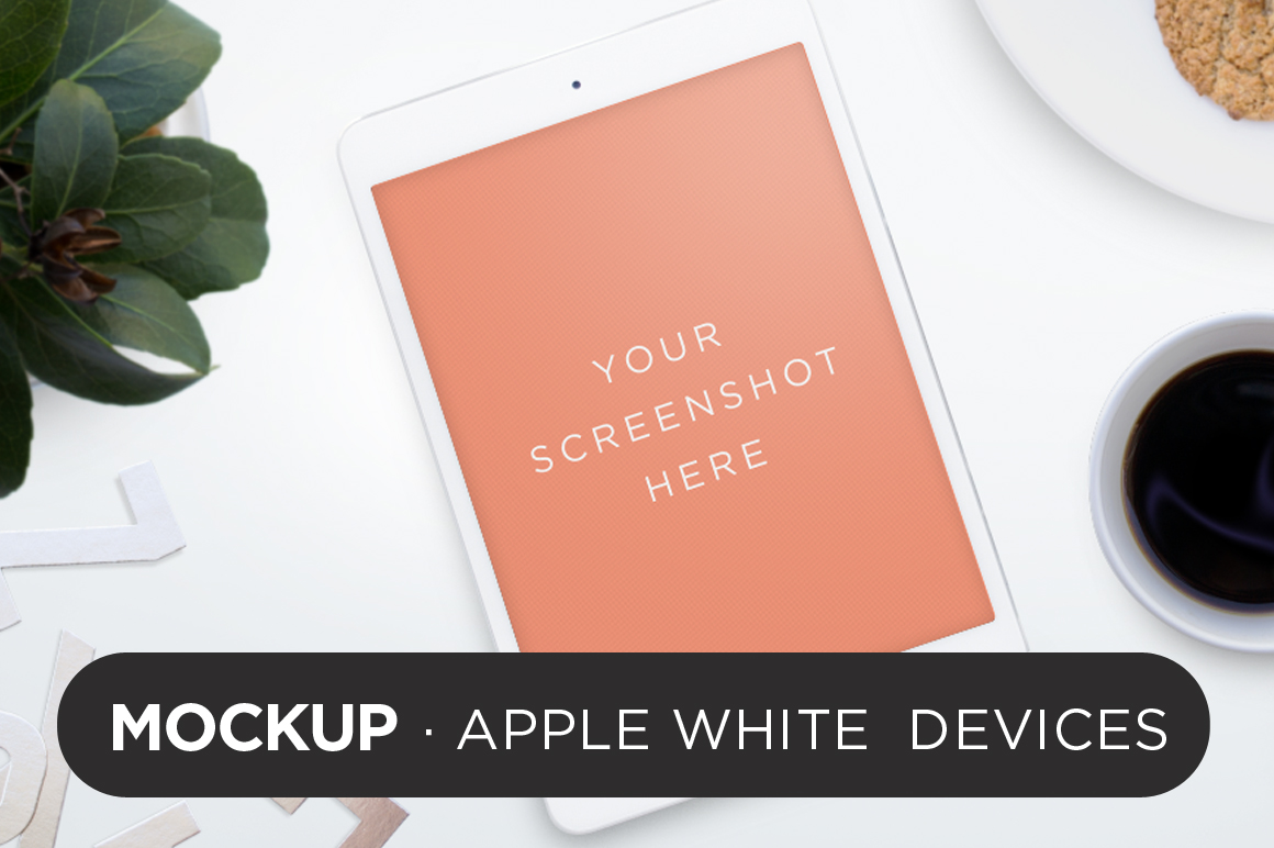White Devices Mockup ~ Product Mockups on Creative Market