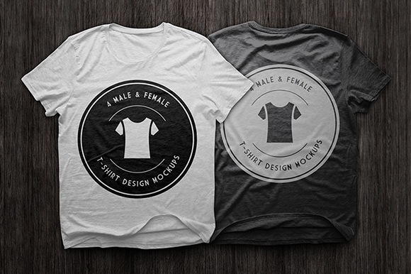 Download T-Shirt Design Mockups: Any color ~ Product Mockups on ...