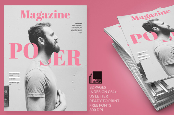Poser Magazine Template - Magazines
