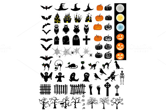 Halloween Elements Set Halloween Elements Set