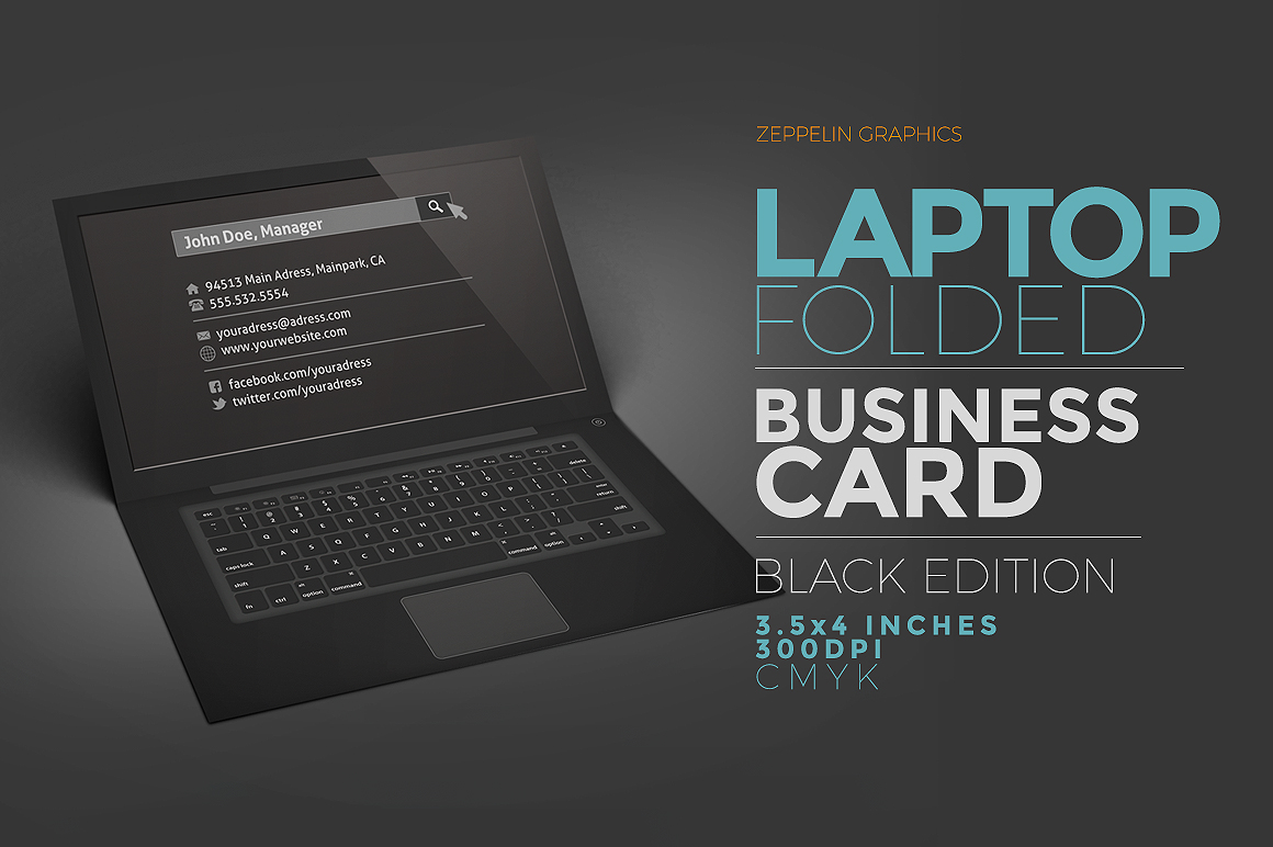 Laptop Business Card Template laptop business card black edition business card Laptop Business Card Template laptop business card black edition business card