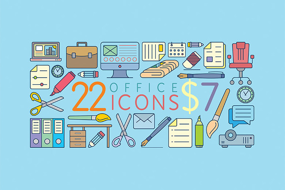 22 Great Office Icons 22 Great Office Icons