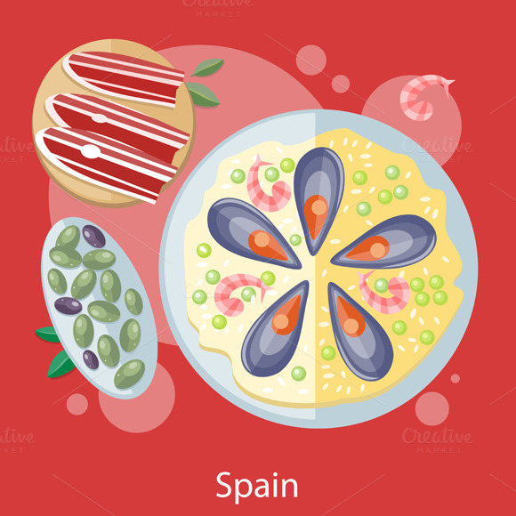 Paella Traditional Spanish Meal