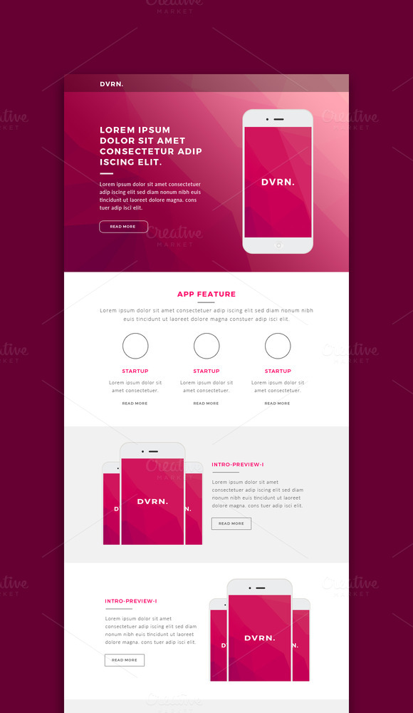 Responsive Html Email Templates Email Templates On Creative Market Responsive Html Email Templates Email Templates On Creative Market