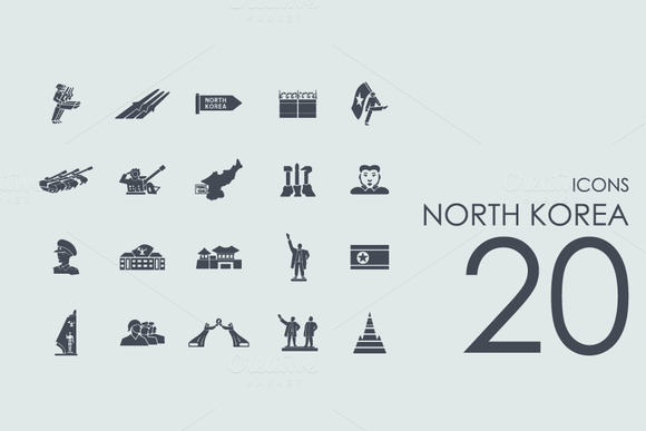 20 North Korea Icons 20 North Korea Icons