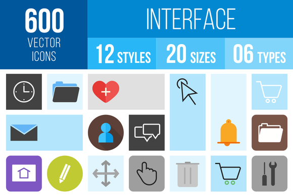600 Interface Icons