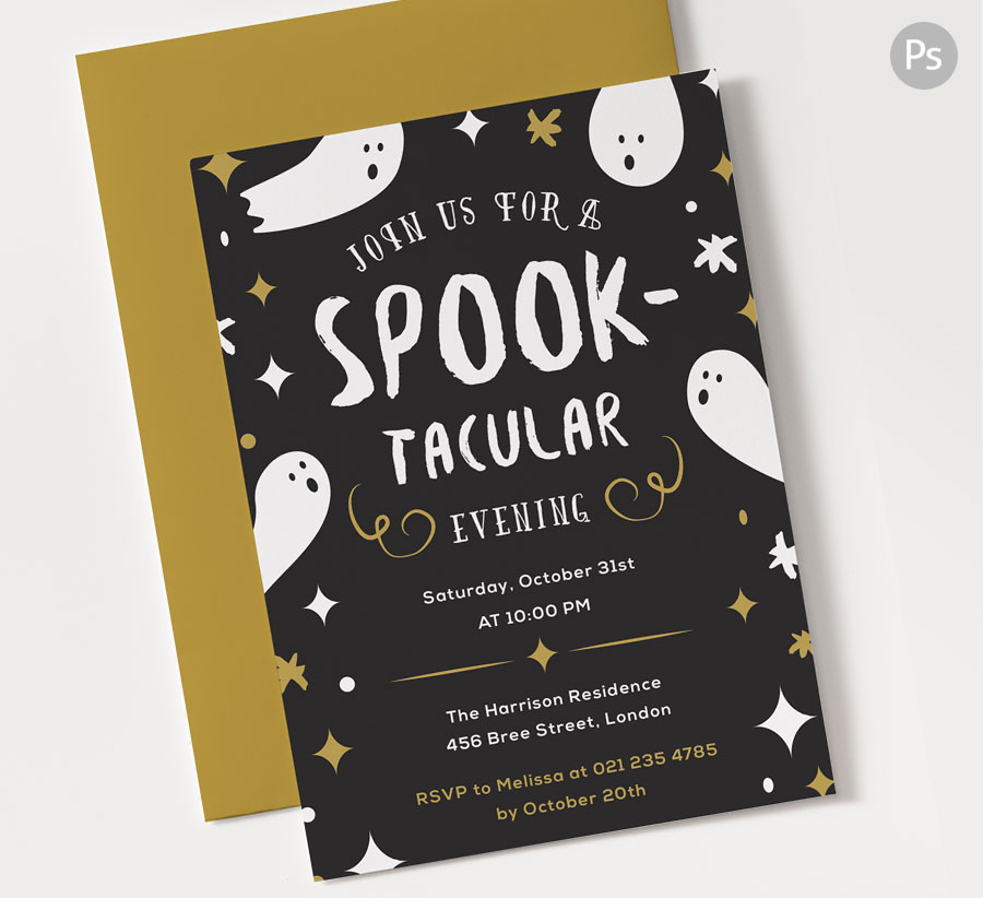 Spooktacular Halloween Party Invite ~ Invitation Templates on Creative Market