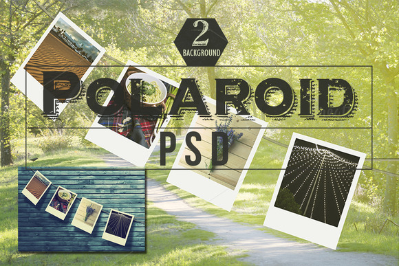 Polaroid PSD Mockup Polaroid PSD Mockup