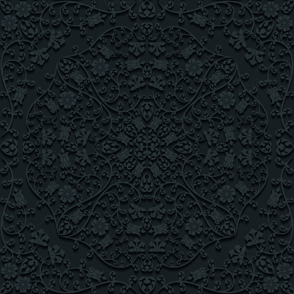 Set Of Seamless Floral Patterns Set Of Seamless Floral Patterns