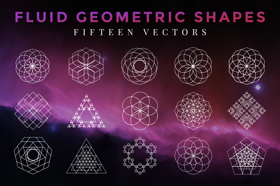 Fluid Geometric Shapes ~ Illustrations on Creative Market