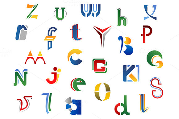 Set Of Alphabet Symbols