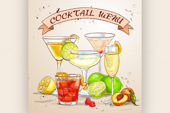 The Unforgettables Cocktail Menu