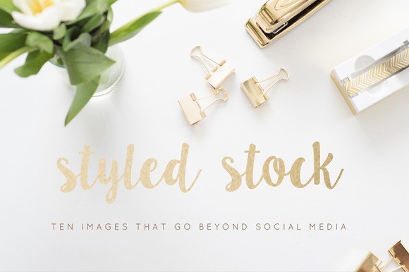 SALE Styled Gold Stock Images