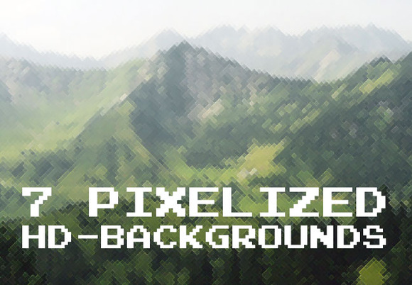7 Pixelized Backgrounds 7 Pixelized Backgrounds