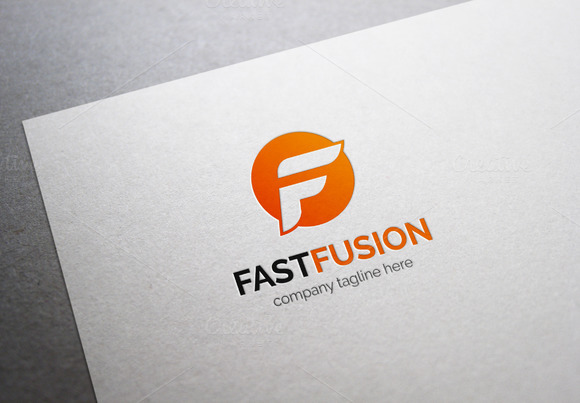 ... logo is fully vector graphic. This logo template can be used in F