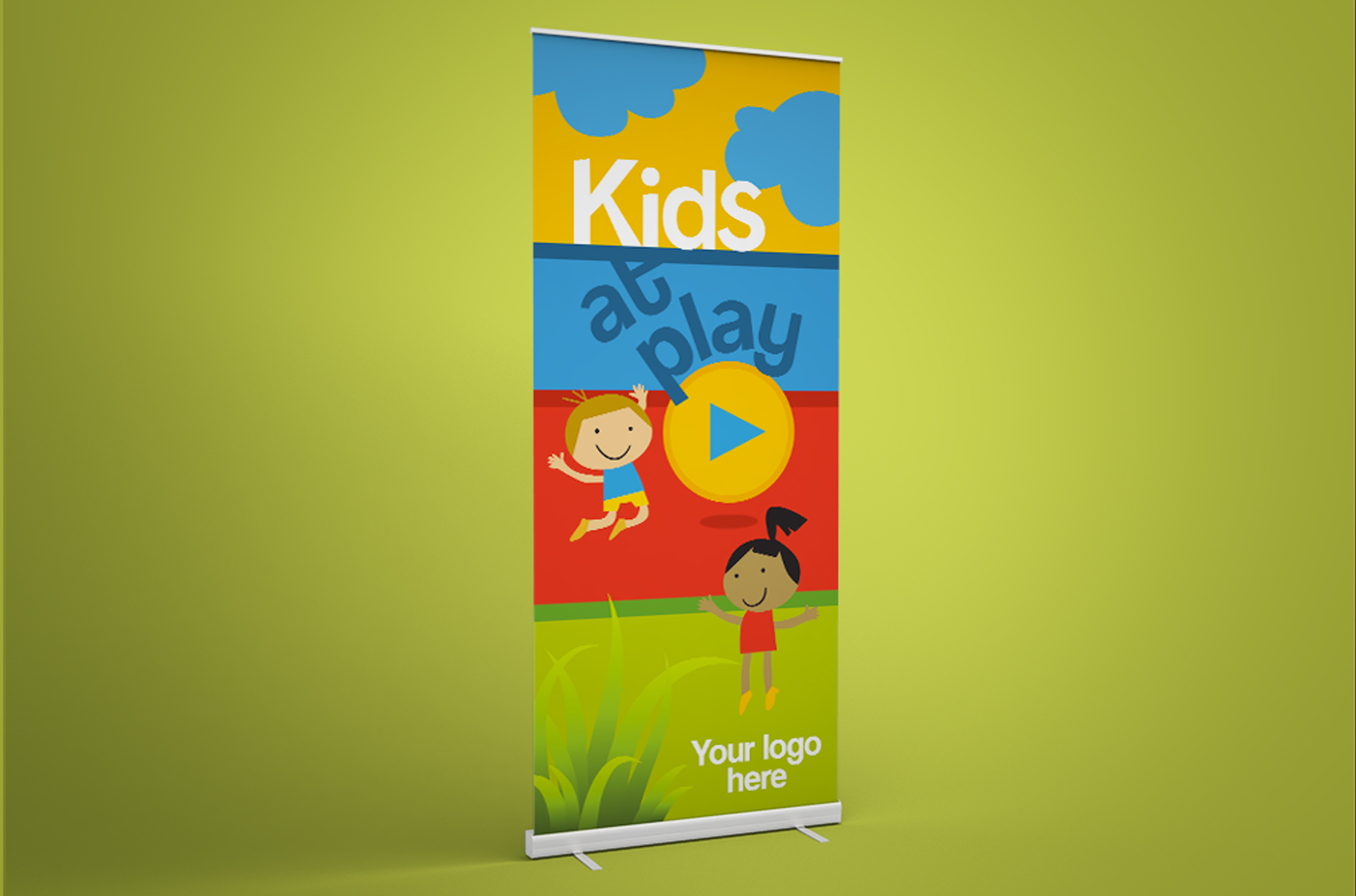 Kids Church Banners ~ Presentation Templates on Creative Market