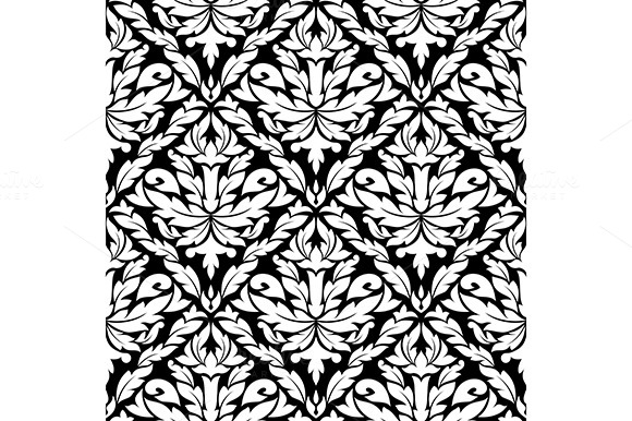 Floral Damask Seamless Pattern Floral Damask Seamless Pattern