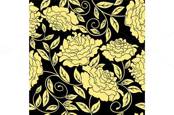 Floral Seamless In Abstract Style Floral Seamless In Abstract Style