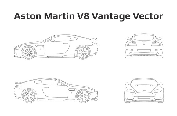 Aston Martin V8 Vantage Vector Aston Martin V8 Vantage Vector