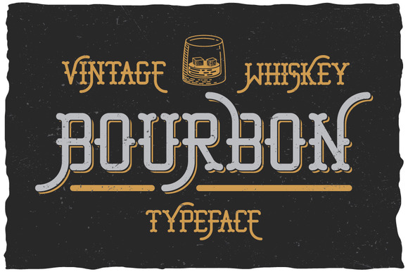 Bourbon Whiskey Bourbon_font-01-f