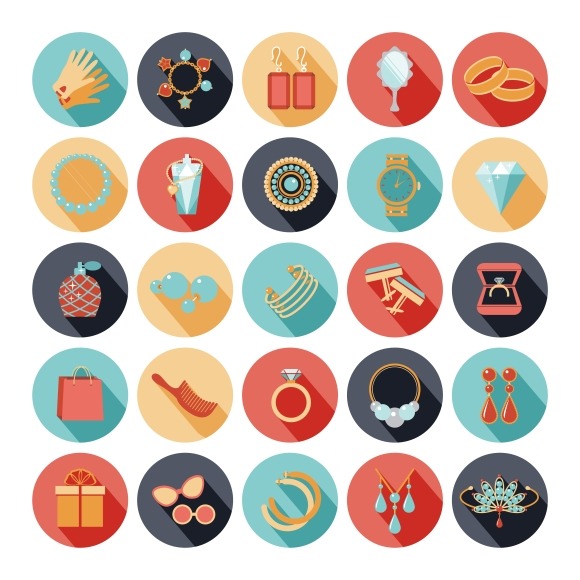 Fashion Accessories Flat Icons Fashion Accessories Flat Icons