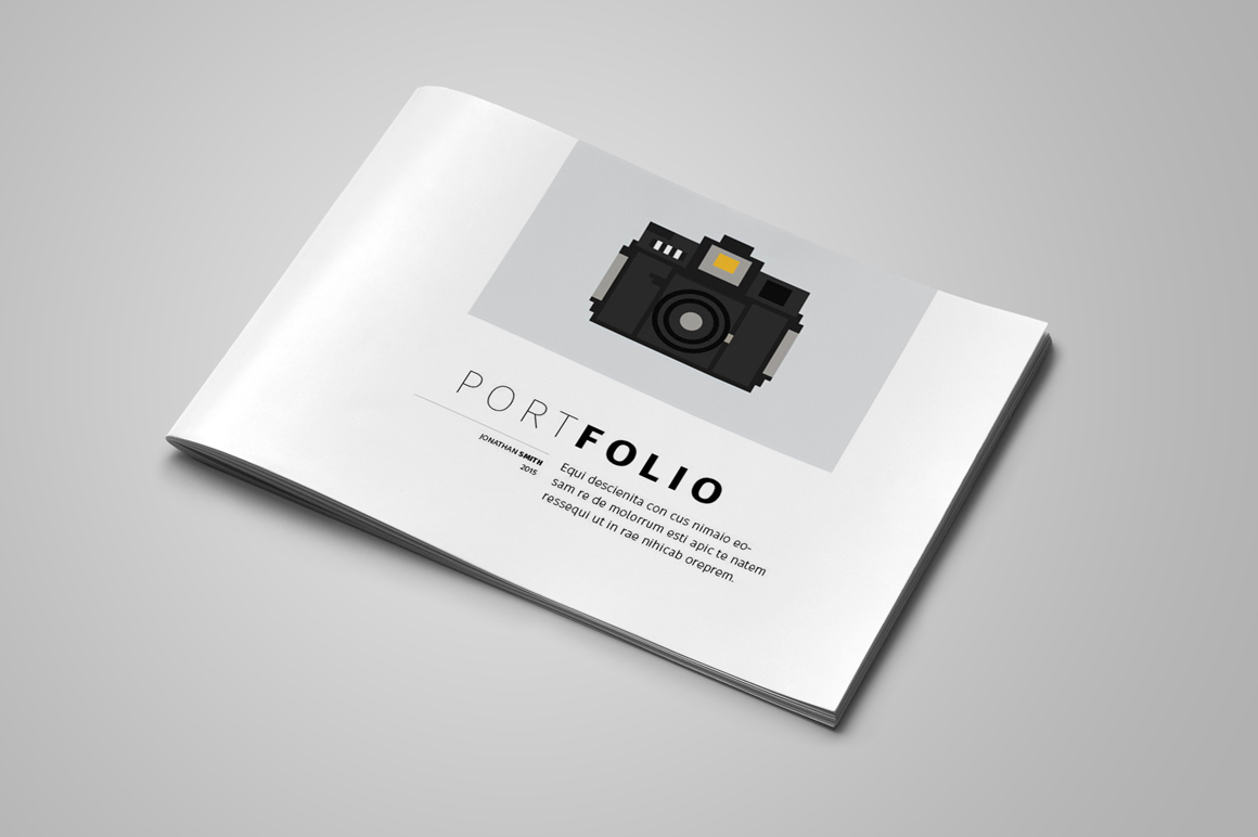 portfolio template brochure templates on creative market templates for portfolio
