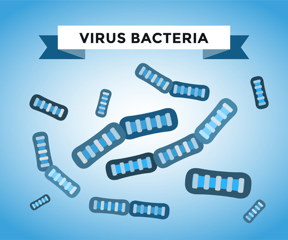 Bacteria Virus Vector Icons Set Bacteria Virus Vector Icons Set