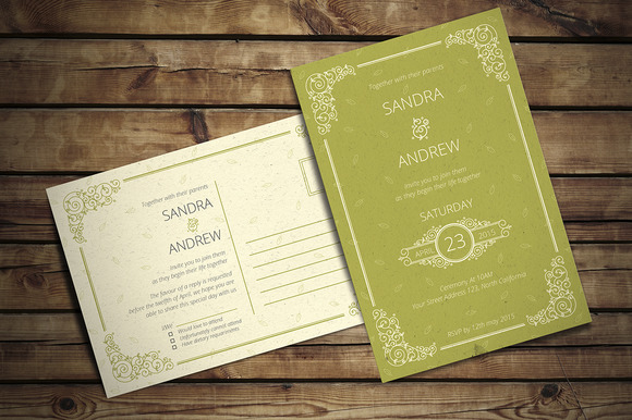 Easy Wedding Invitation Templates 9