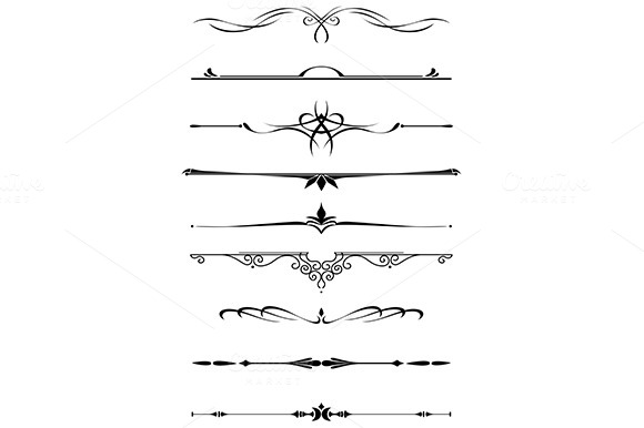 Vintage Dividers And Borders Vintage Dividers And Borders