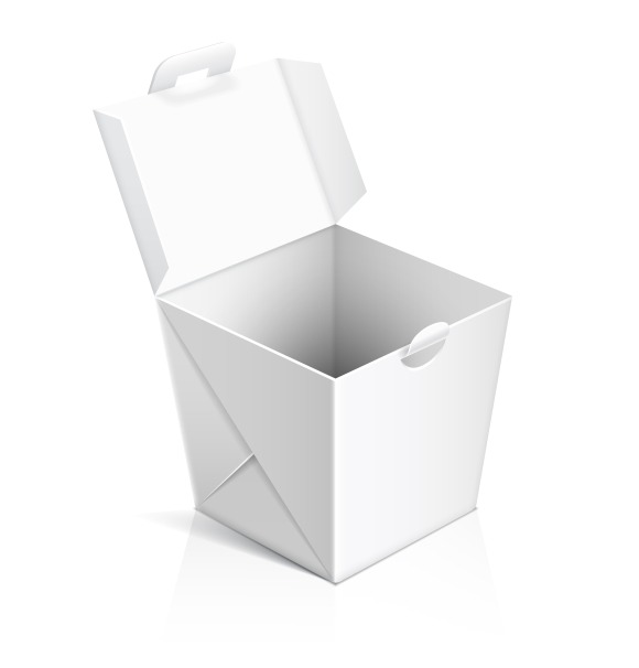 Chinese Food Opened Take Out Box Chinese Food Opened Take Out Box