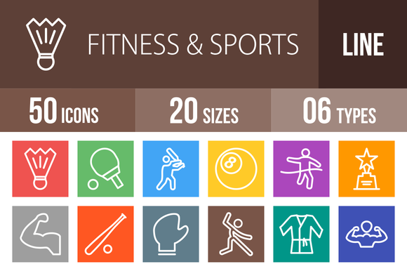 50 Fitness Sports Line Multicolor 50 Fitness Sports Line Multicolor