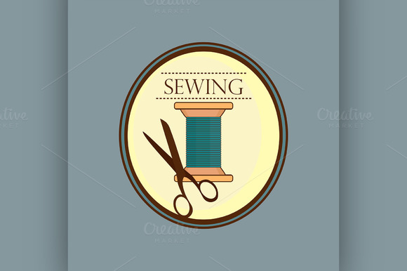 Hand Drawn Sewing Lable Hand Drawn Sewing Lable