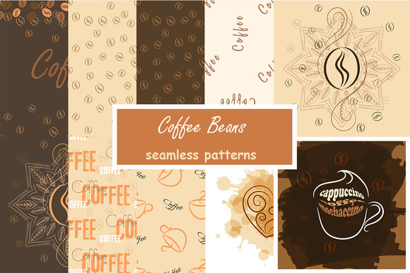 Coffee Beans Patterns Coffee Beans Patterns