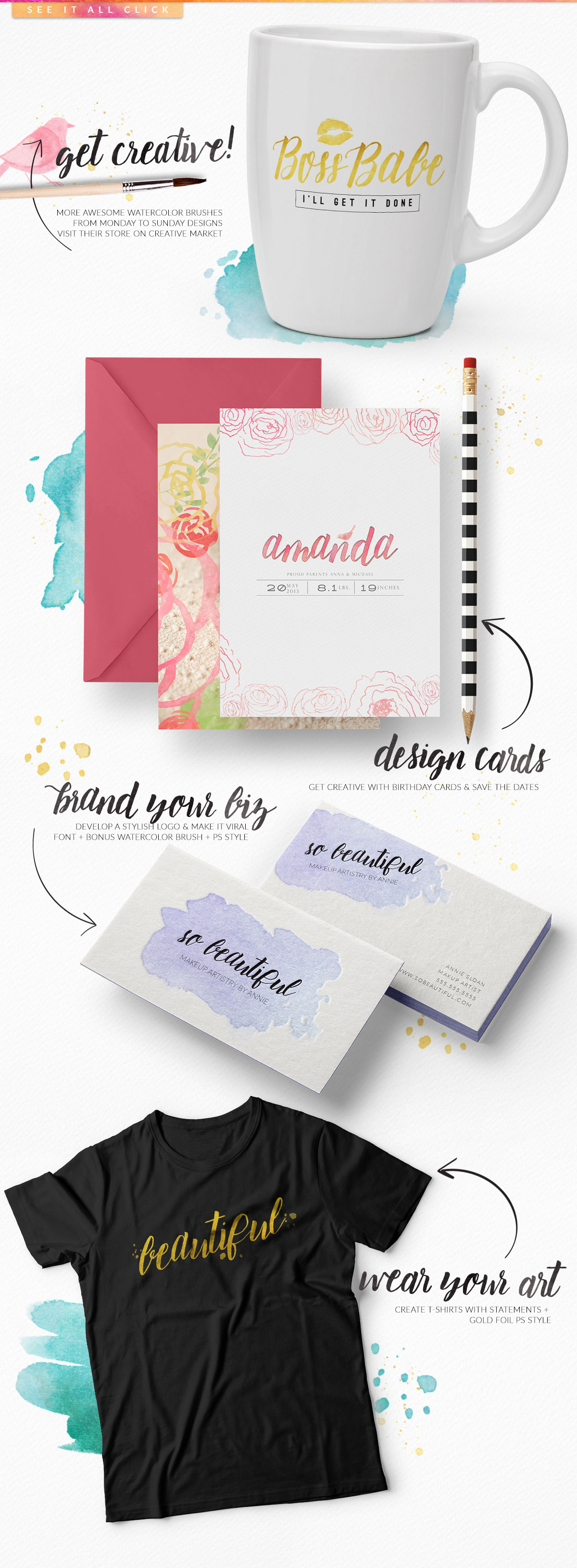 Download Glossy Script Hand Brush Type Font ~ Script Fonts on ...