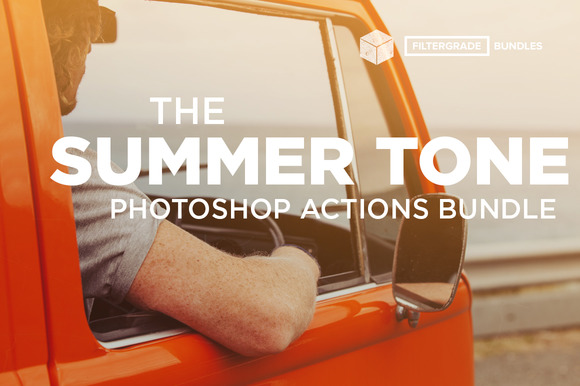 Summer Tone Photoshop Actions Bundle - Actions