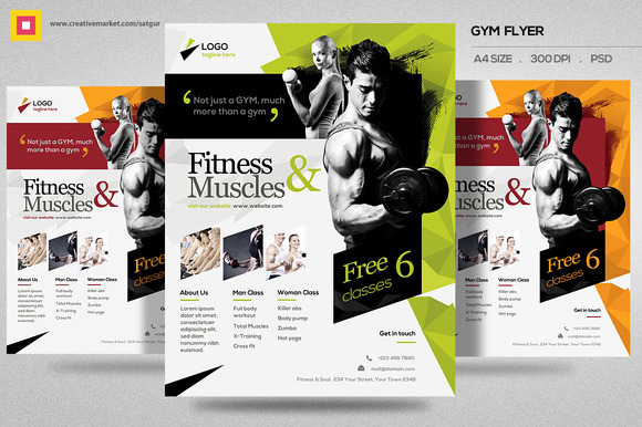 gym flyers
