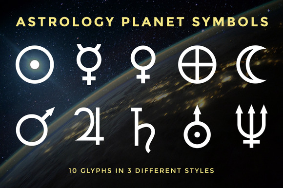 Astrology Planet Symbols